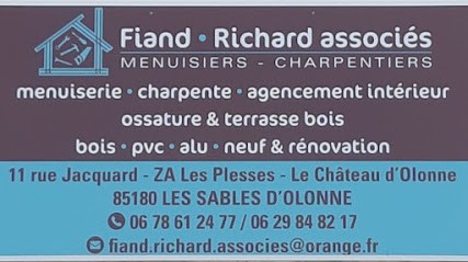 Fiand Richard Associés, Menuisier à Château-d'Olonne