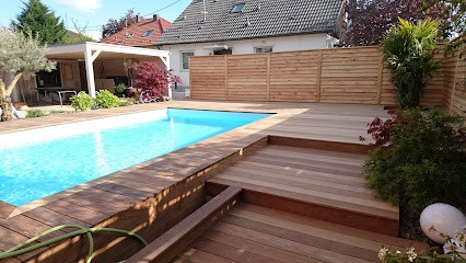 Perspective Bois Et Terrasse, Charpentier à Gerstheim