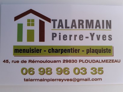 Talarmain Pierre-Yves, Menuisier à Ploudalmézeau