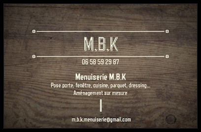 M.B.K Menuiserie, Menuisier à Chilly-Mazarin