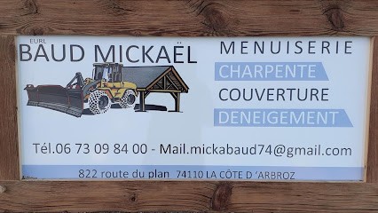 Baud Mickael, Charpentier à La Côte-d'Arbroz