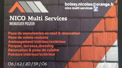 NICO MULTI SERVICES MENUISIER POSEUR, Menuisier à La Boissière-d'Ans