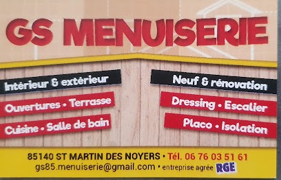 GS Menuiserie, Menuisier à Saint-Martin-des-Noyers