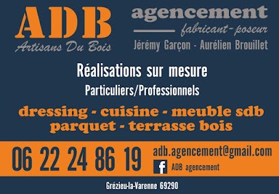 ADB Agencement, Menuisier à Brindas