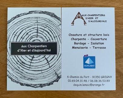 Aux Charpentiers D'Hier Et D'Aujourd'hui, Charpentier à Grigny