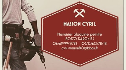 masson cyril, Menuisier à Dargnies