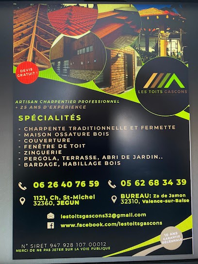 Les toits gascons, Charpentier à Valence-sur-Baïse