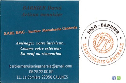 BMG - Barbier Menuiserie Générale, Menuisier à Caulnes