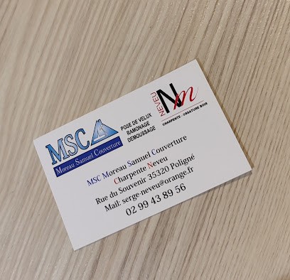 MSC Couverture Neveu Charpente, Charpentier à Poligné