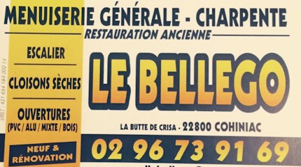 SARL Le Bellego, Menuisier à Cohiniac