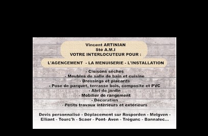 Entreprise Individuelle A.M.I (Agenceur - Menuisier - Installateur), Menuisier à Rosporden