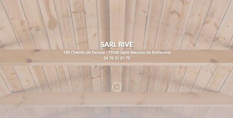 Sarl Rive, Charpentier à Avressieux