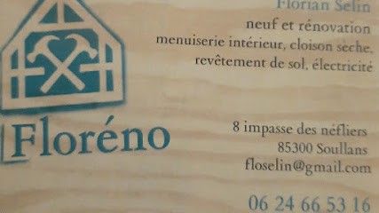 Floréno, Menuisier à Soullans