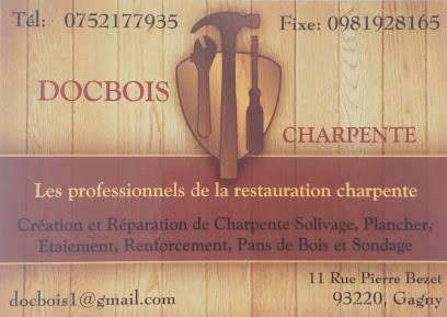Docbois Charpente, Charpentier à Gagny